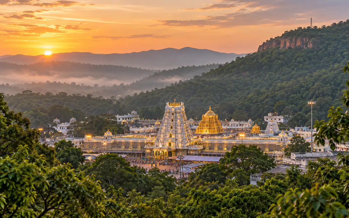Tirumala temple — Tirupati Darshan holiday package from Thirthahalli