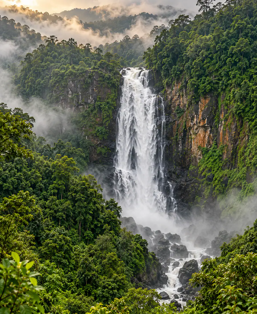 Barkana Falls — waterfall in Thirthahalli taluk, Shivamogga district