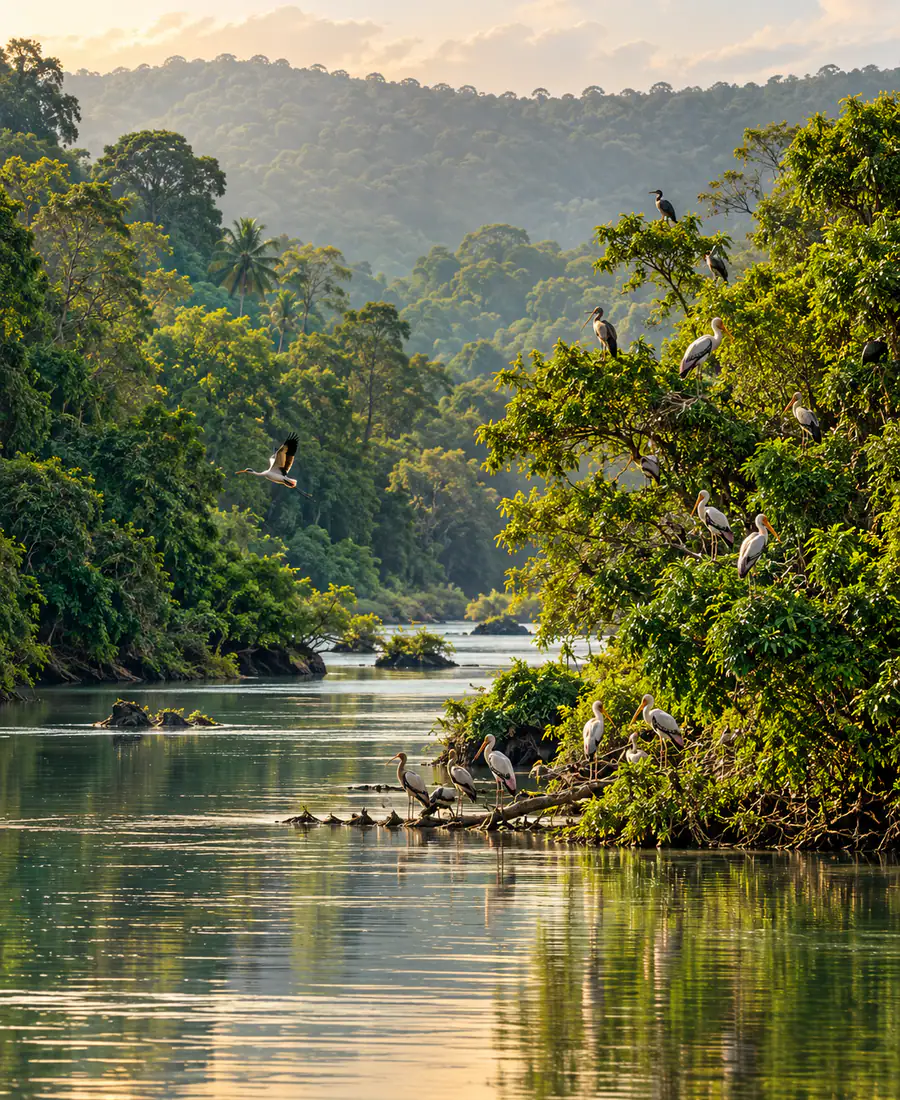 Mandagadde Bird Sanctuary — wildlife in Thirthahalli taluk, Shivamogga district