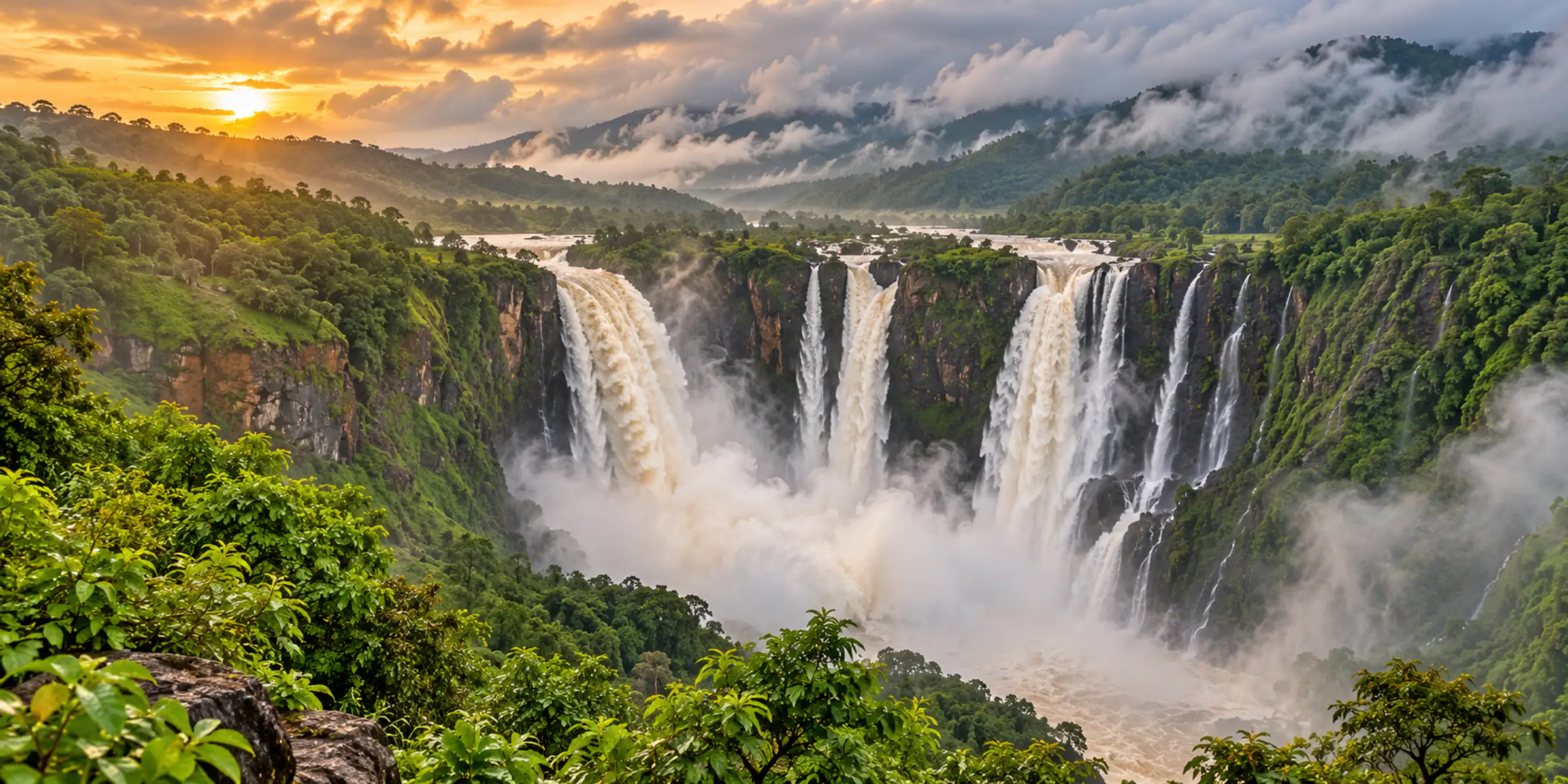 Landscape of Sagar taluk, Shivamogga district, Karnataka