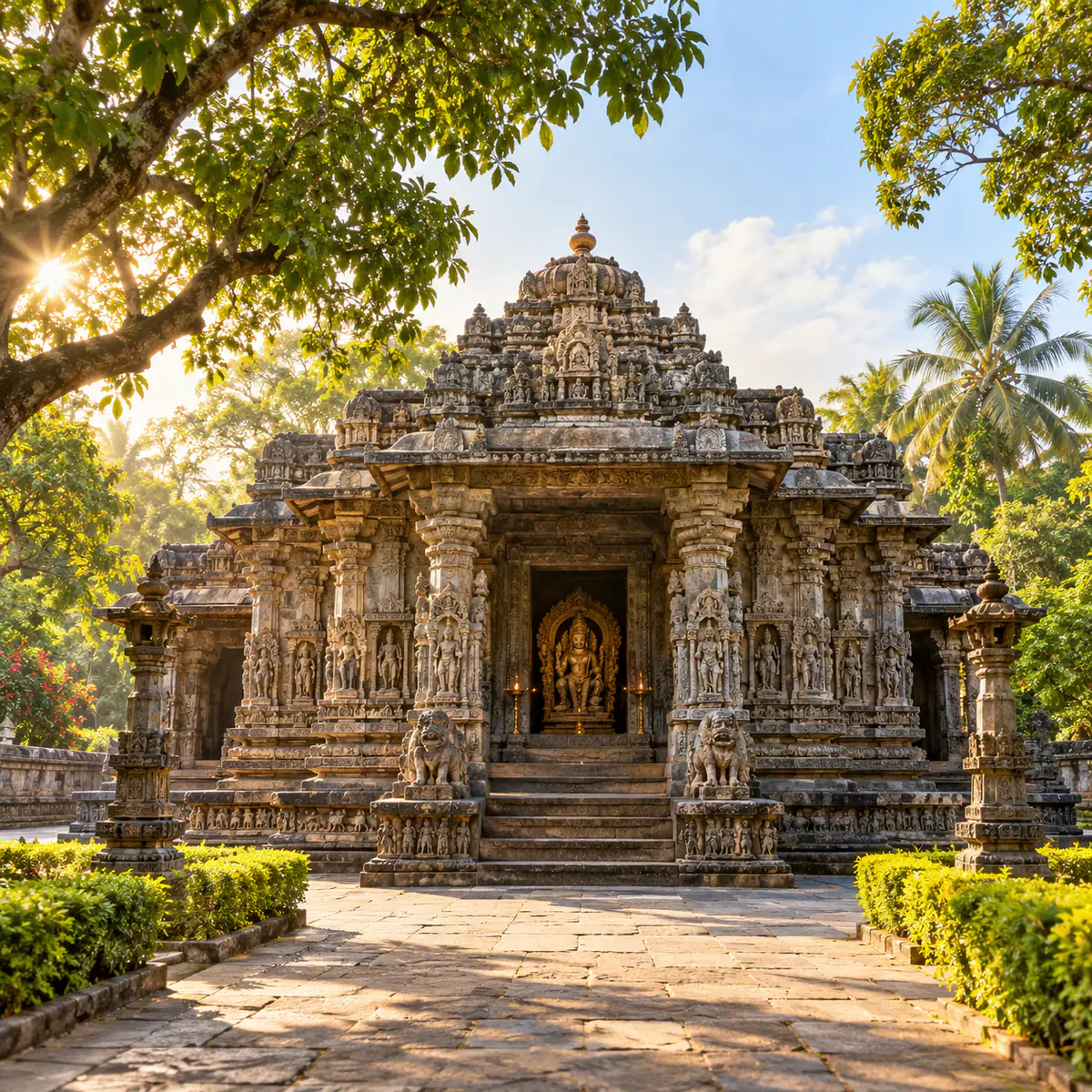Bhadravati taluk, Shivamogga district — Lakshmi Narasimha Hoysala temple