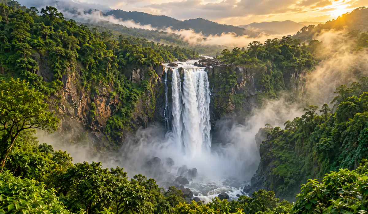 Barkana Falls — waterfall in Thirthahalli taluk, Shivamogga district